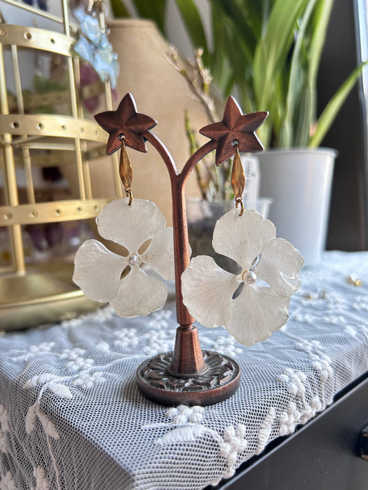Hortensias white