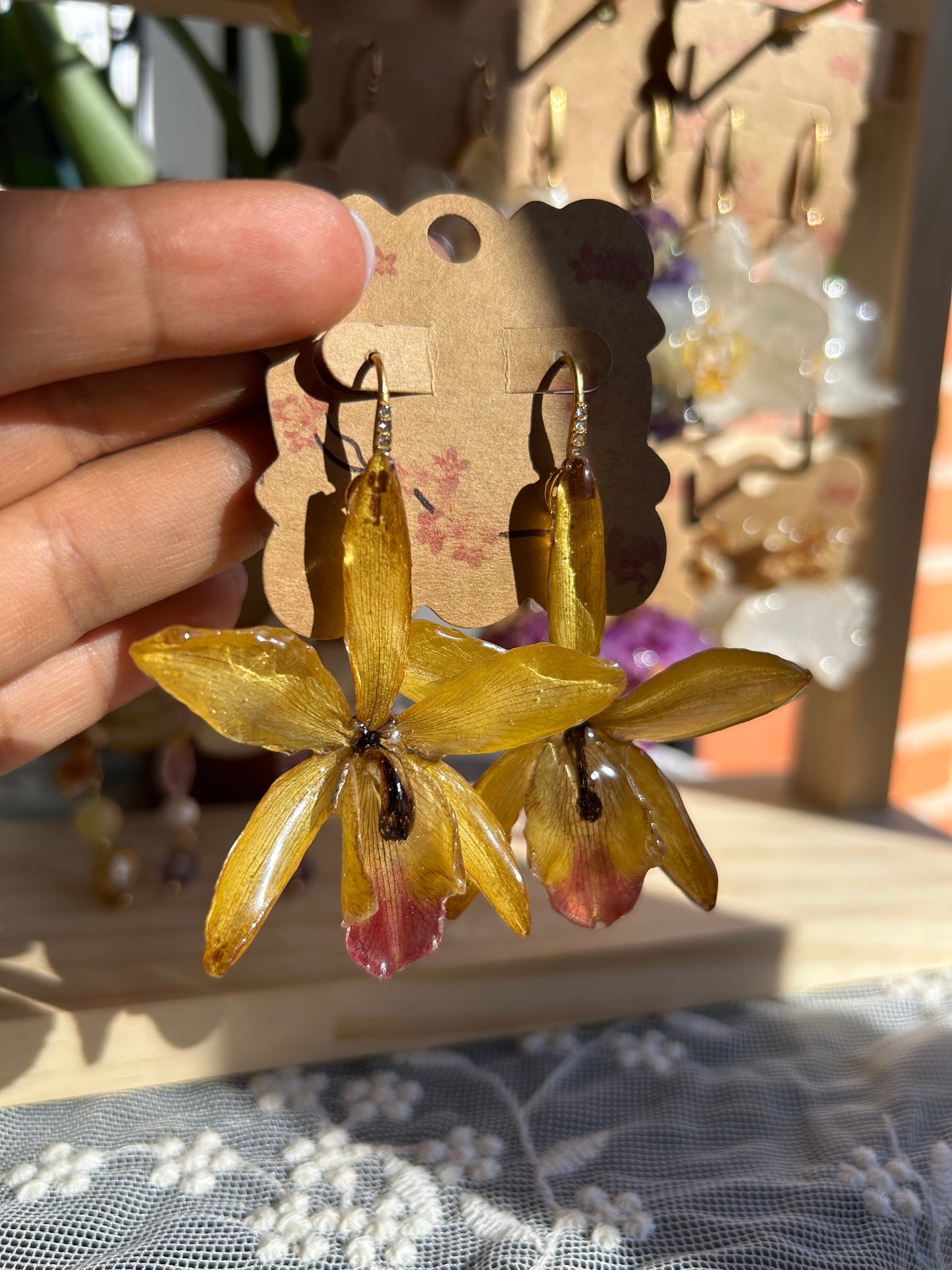 Cattleya Earrings