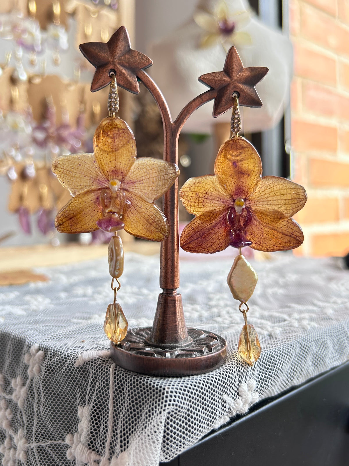 Pendientes bello atardecer ✨
