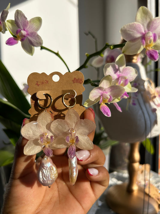Baroque princess earrings