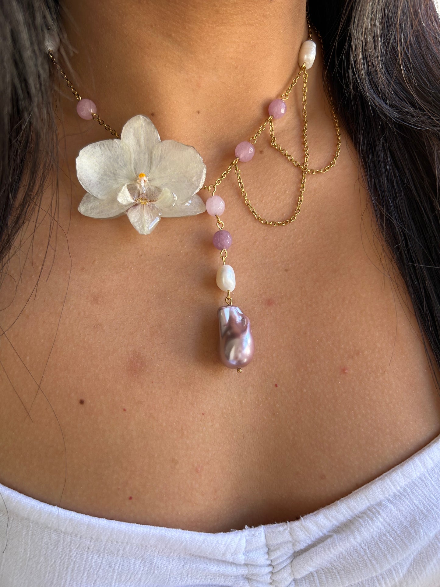 Sweet white orchids