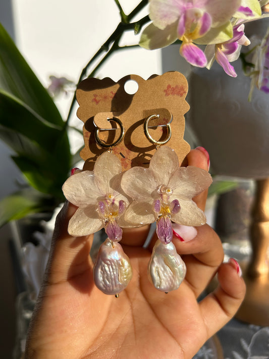 Baroque princess earrings