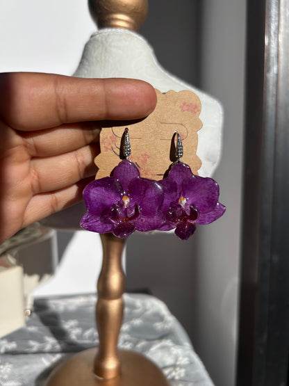 Pendientes Mini purple