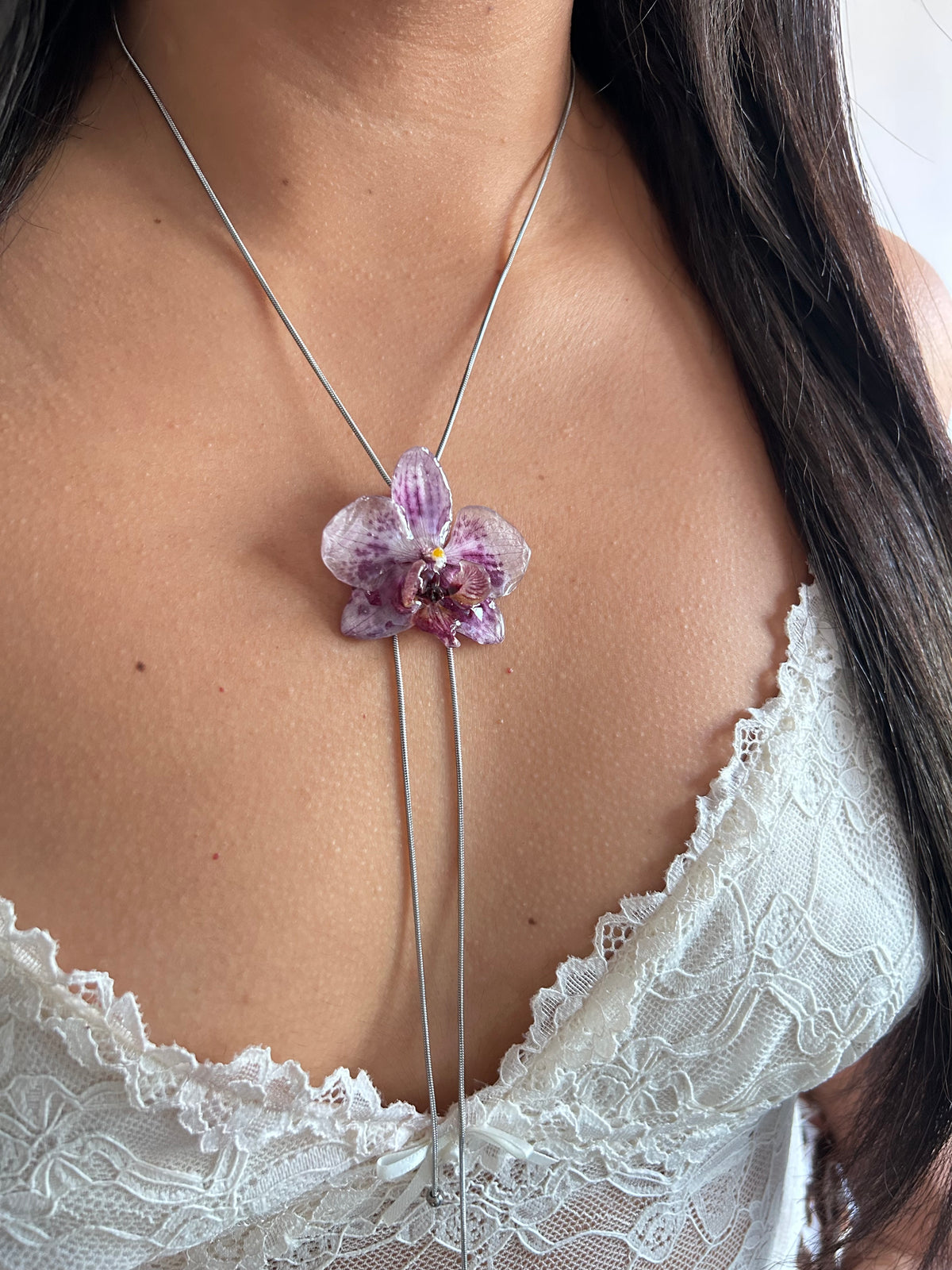 Orchid mini moteada