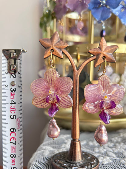 Pendientes mini Orchid