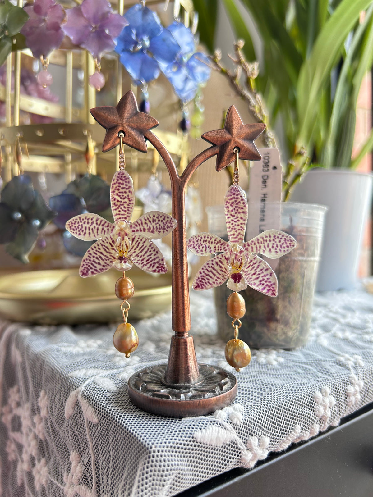 Pendientes hybrid Orchid