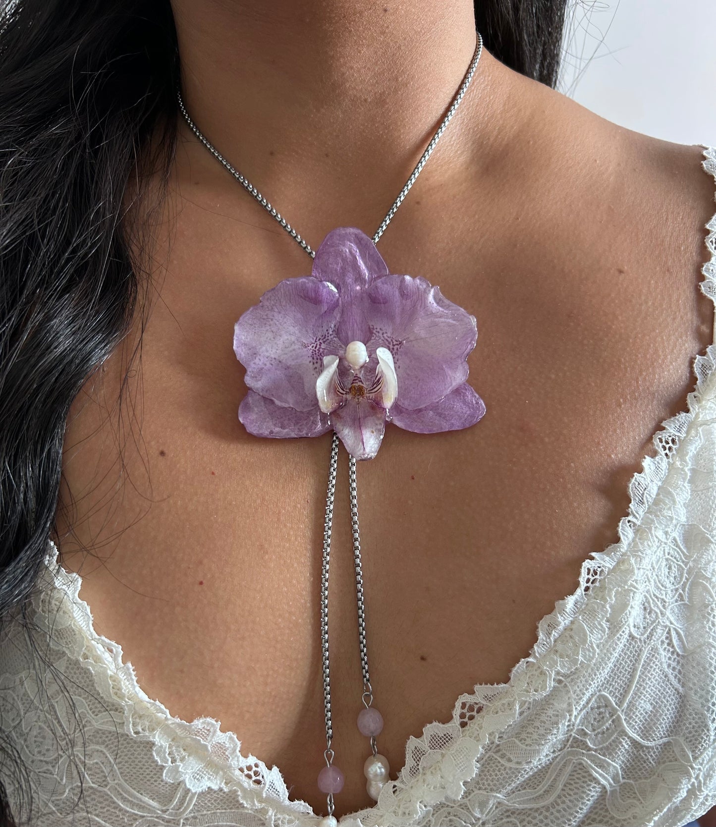 Gran Phalaenopsis lilac corbatín