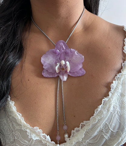 Gran Phalaenopsis lilac corbatín