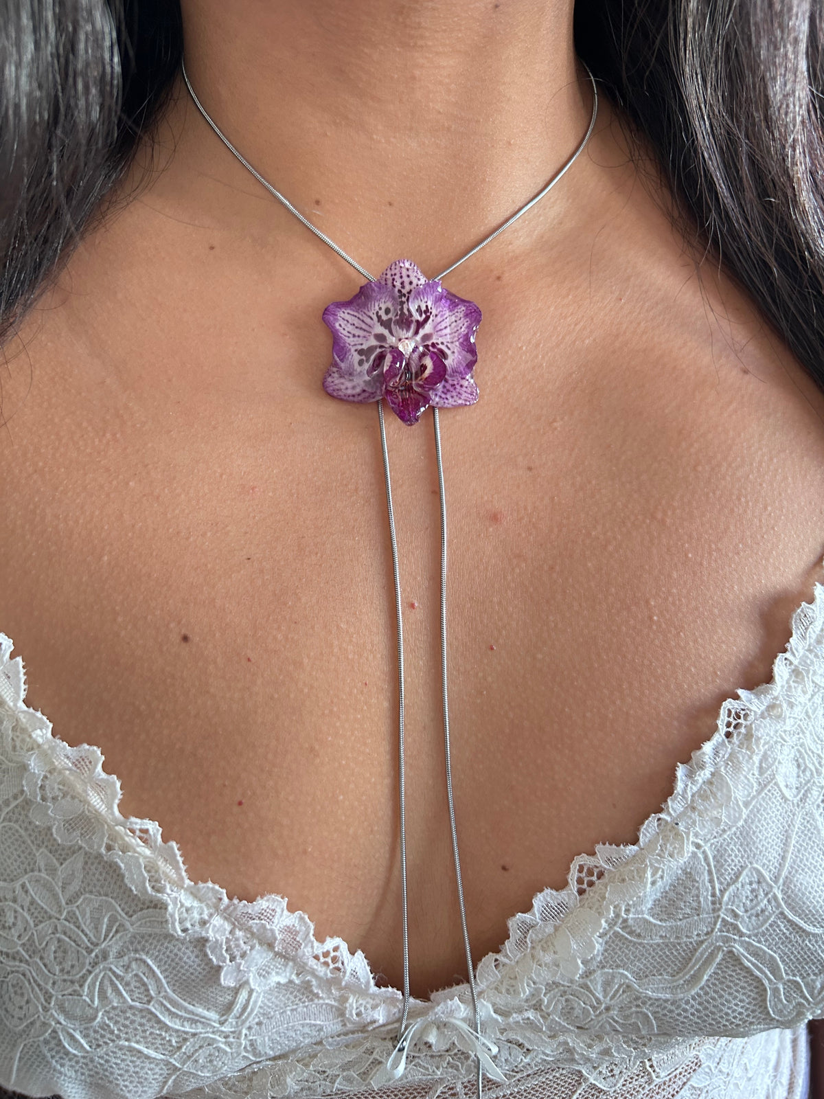 Orchid mini moteada