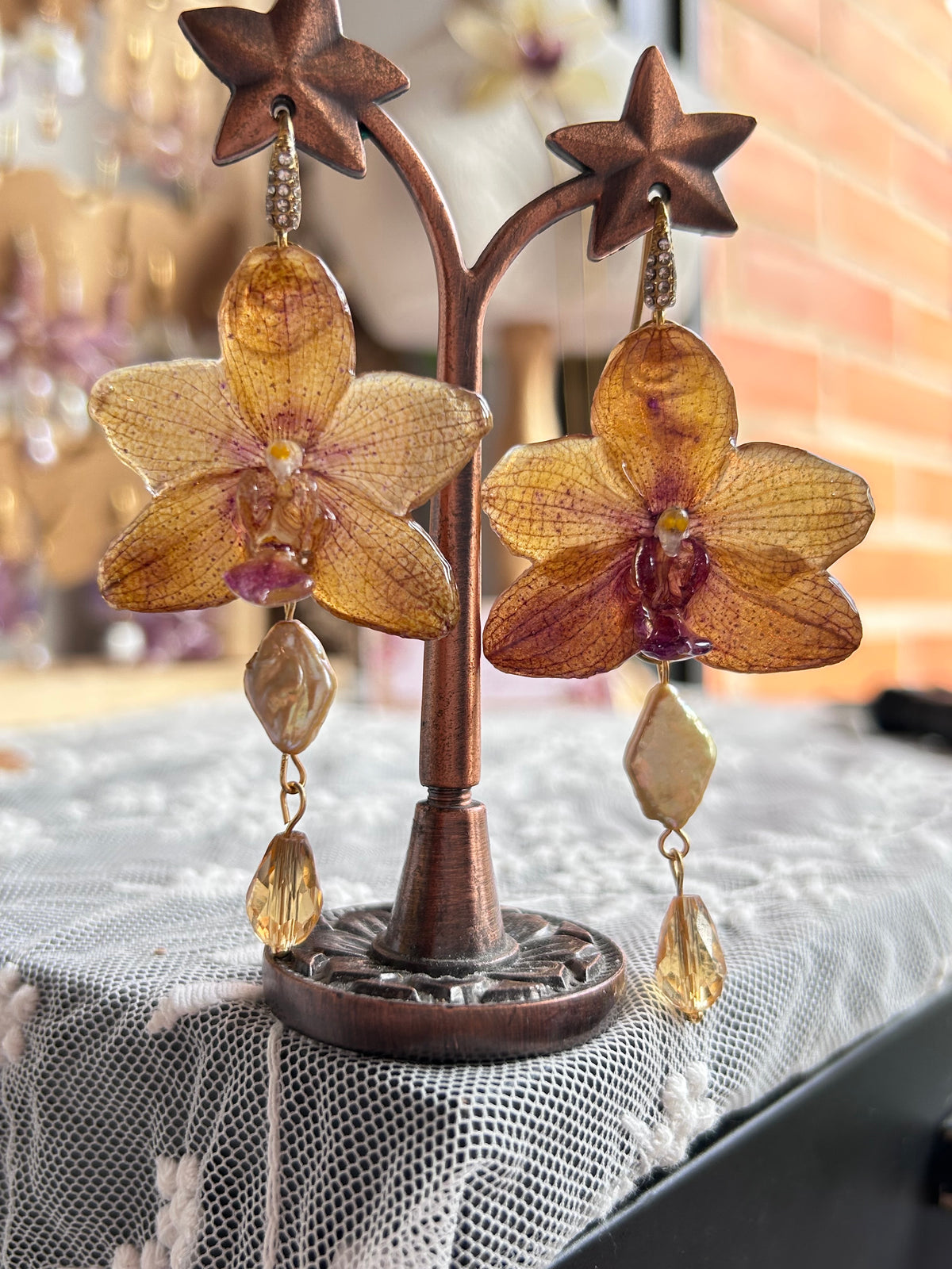 Pendientes bello atardecer ✨