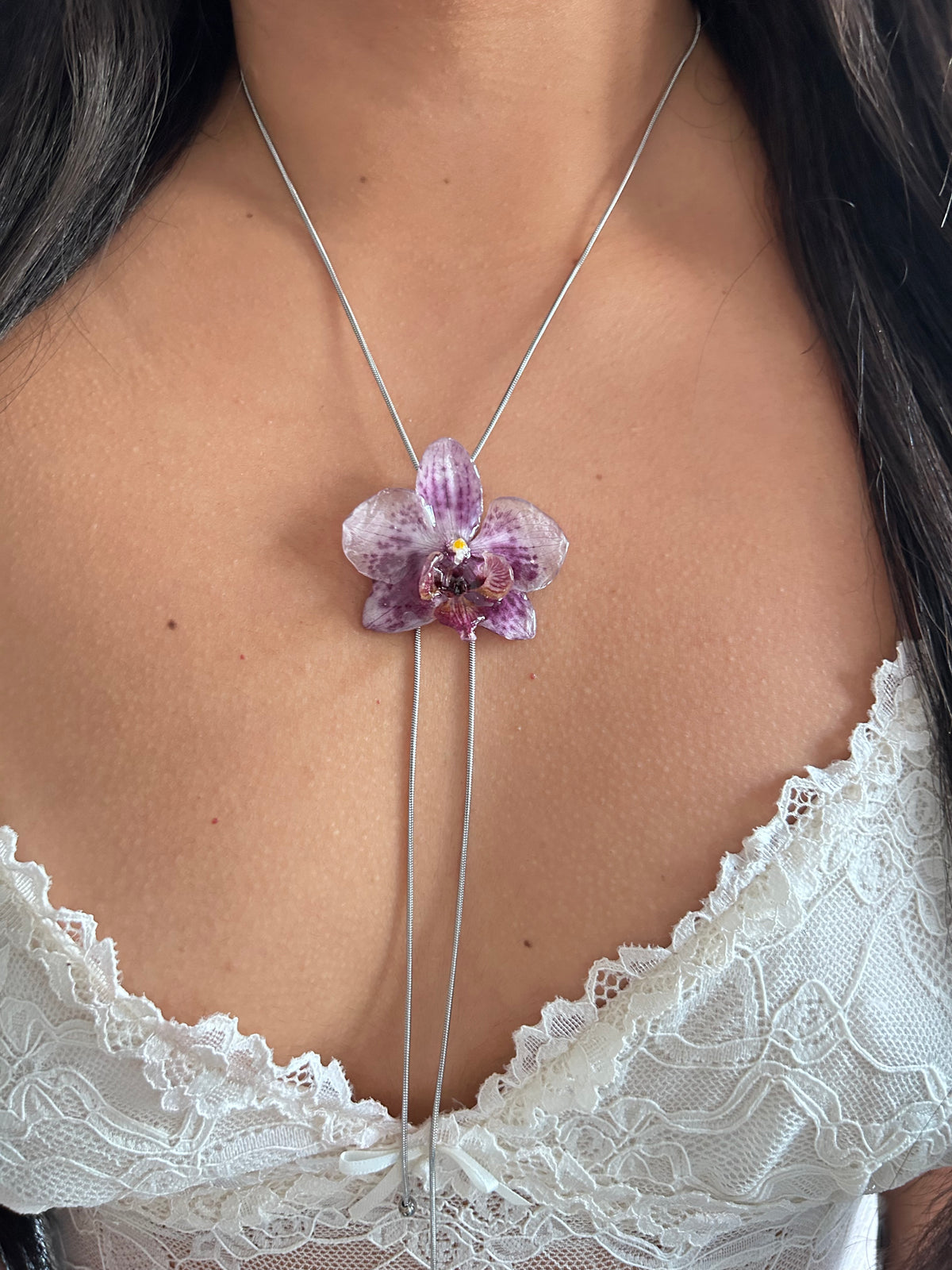 Orchid mini moteada