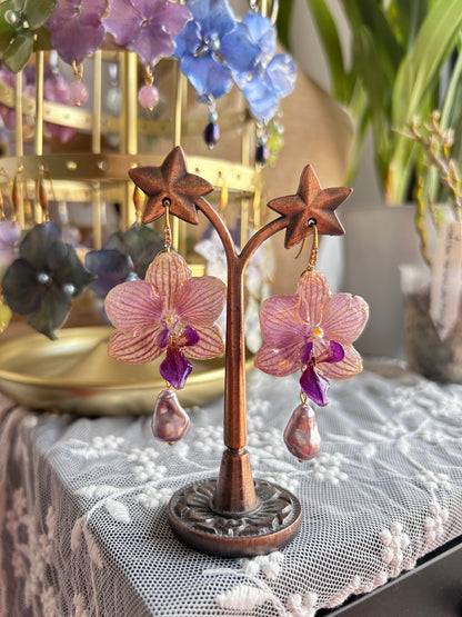 Pendientes mini Orchid