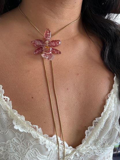 Exotic orchid red