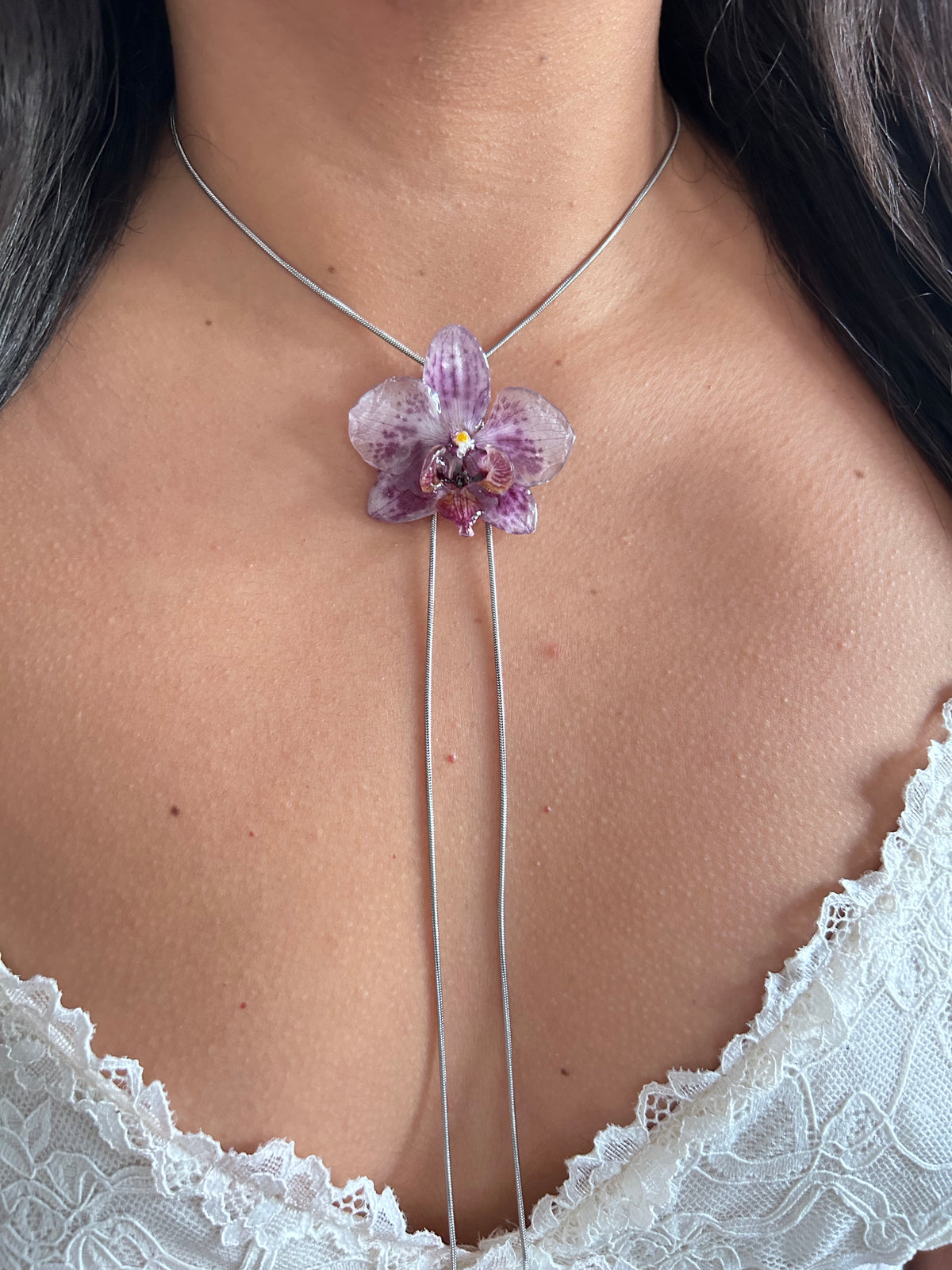 Orchid mini moteada