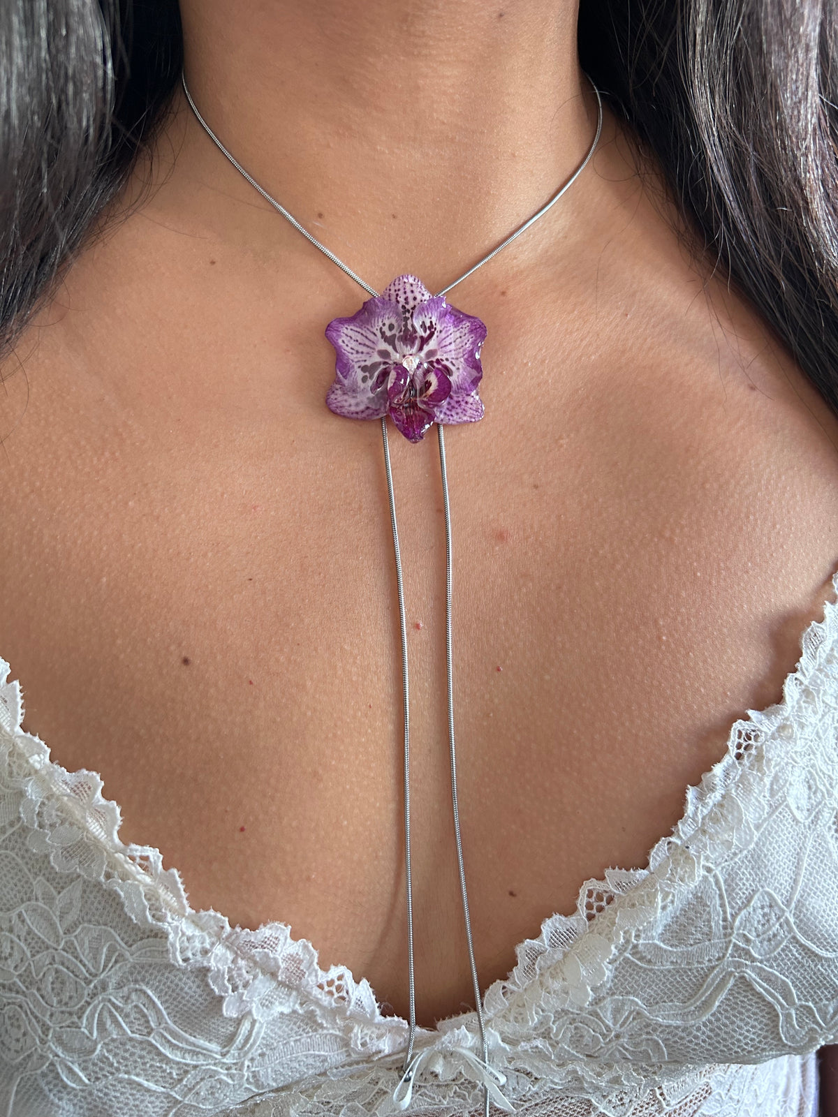 Orchid mini moteada