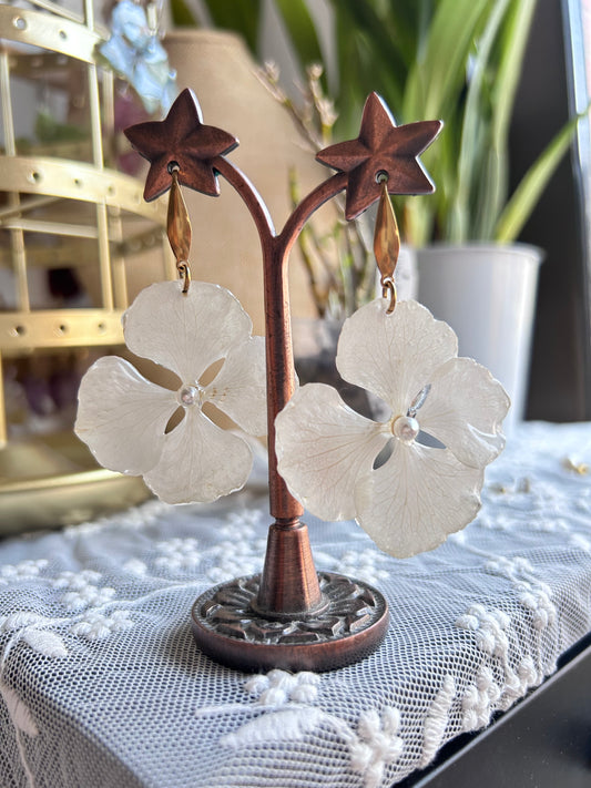 Hortensias white