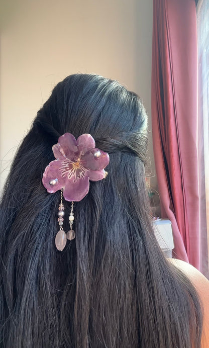 Hair clip Miltonia