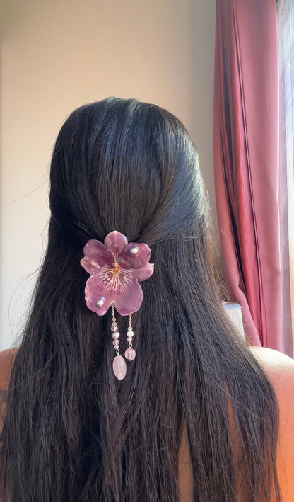 Hair clip Miltonia