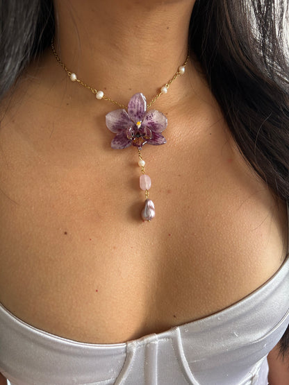 Orchid mini moteada