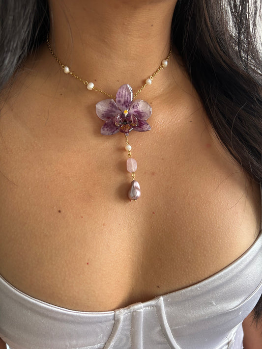 Orchid mini moteada