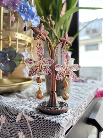 Pendientes hybrid Orchid