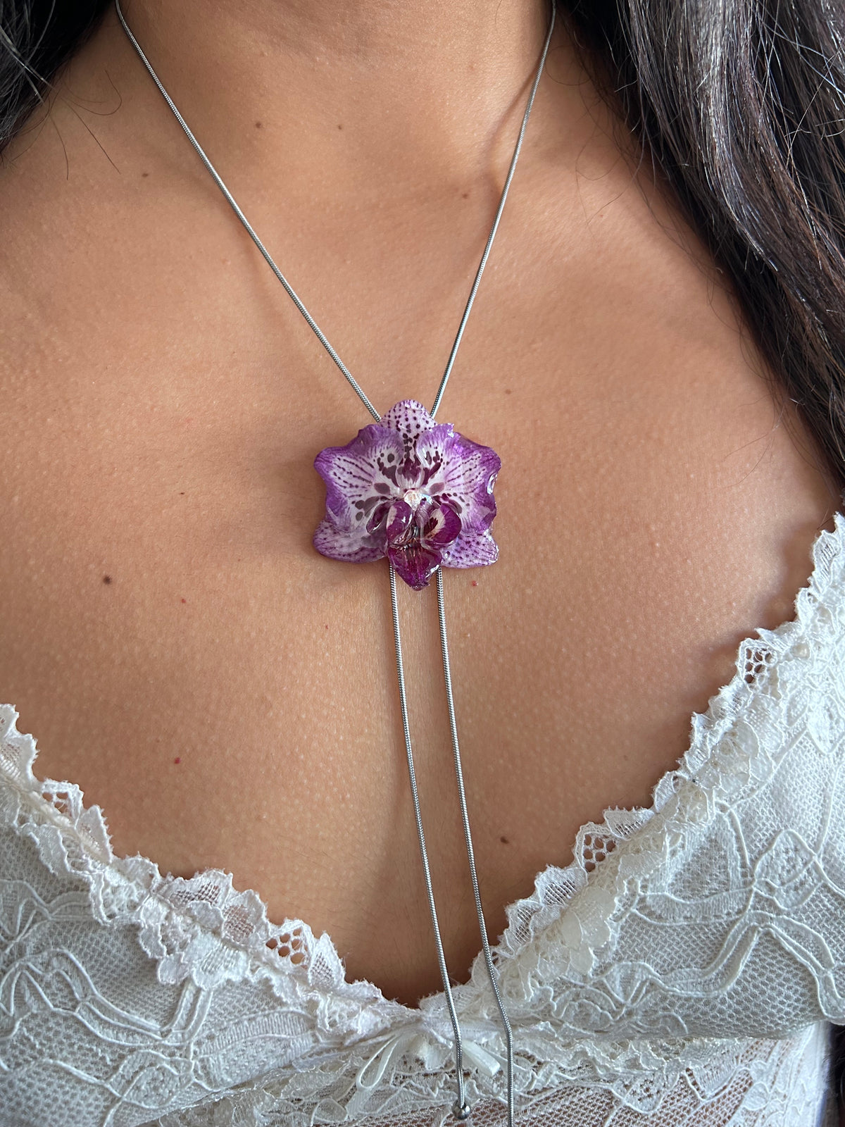 Orchid mini moteada