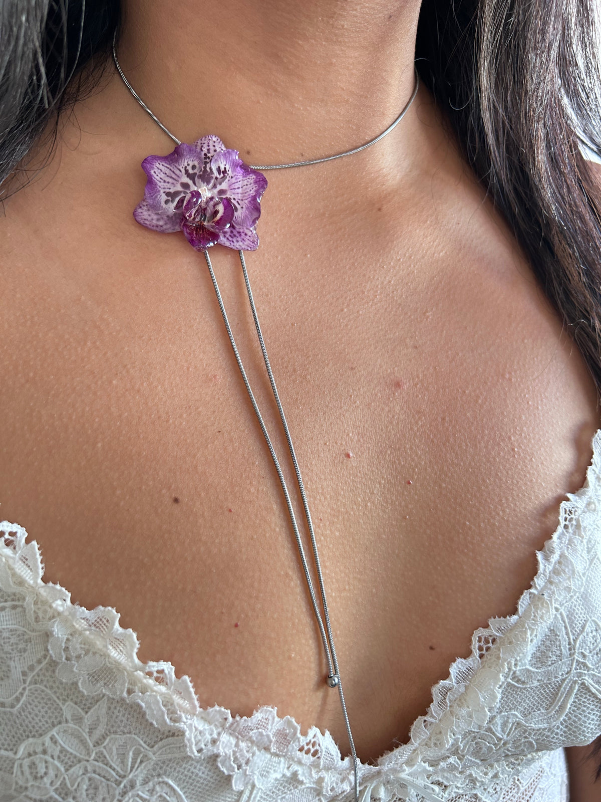 Orchid mini moteada