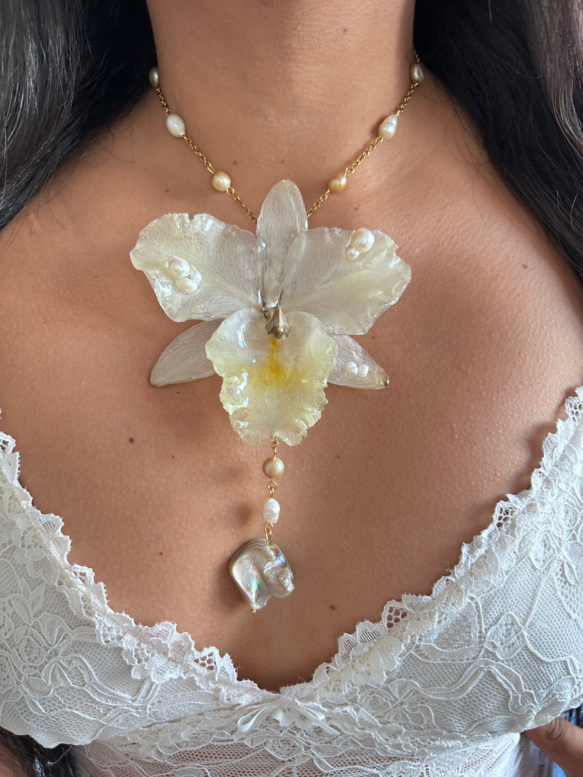 Grand Cattleya white